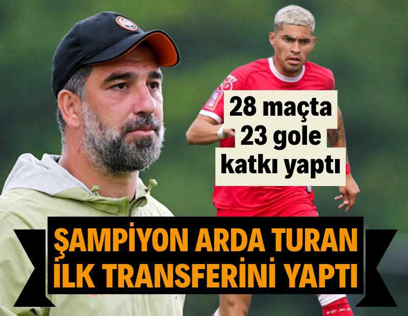Şampiyon Arda Turan ilk transferini yaptı: 28 maçta 23 gole katkı yapıp lige damga vurmuştu