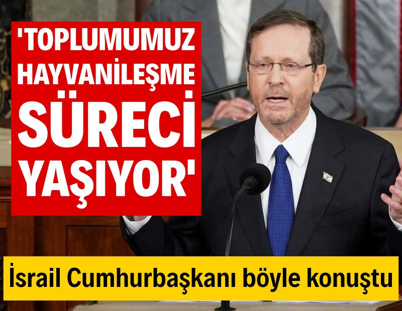 Herzog: İsrail hayvanileşme süreci yaşıyor