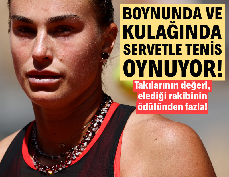 Sabalenka'nın takıları, rakibinin kazandığı ödülden pahalı çıktı