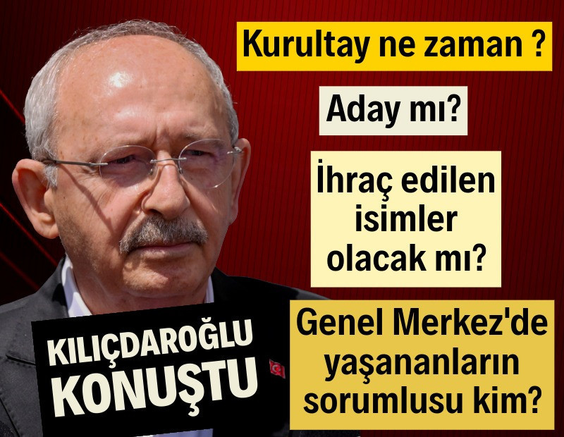 Kılıçdaroğlu’ndan Özel’in kurultay çağrısına yanıt