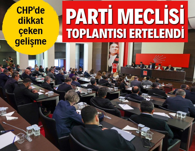 CHP'de PM ve YDK toplantısı ertelendi