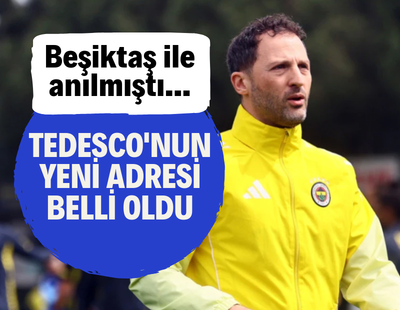 Beşiktaş ile anılmıştı: Tedesco'nun yeni adresi belli oldu