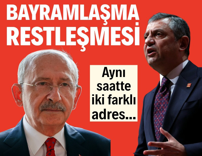 CHP'de çifte bayramlaşma
