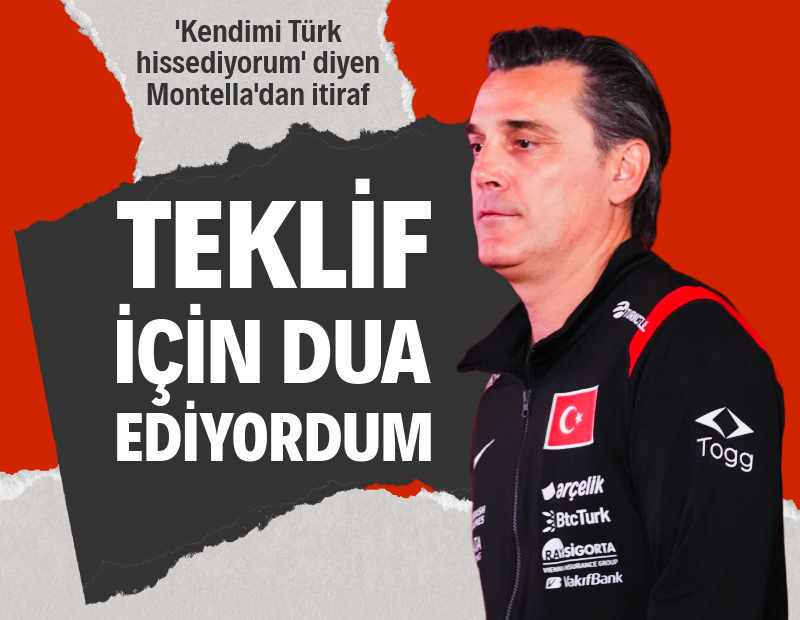 'Kendimi Türk hissediyorum' diyen Montella'dan itiraf: Teklif gelsin diye dua ediyordum