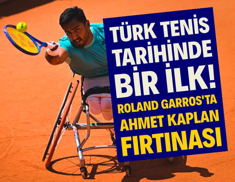 Türk tenis tarihinde bir ilk: 1 numarayı deviren Ahmet Kaplan, Roland Garros'ta finalde