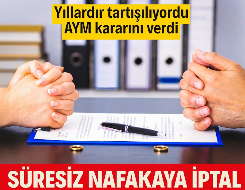 AYM'den süresiz nafaka kararı
