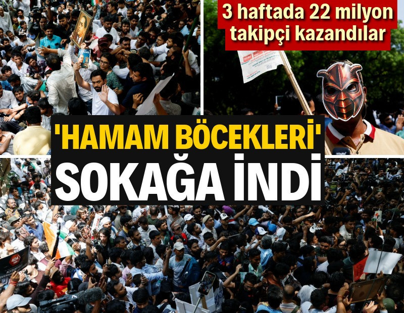 3 haftada 22 milyon takipçi kazandılar: 'Hamam böcekleri' sokağa indi