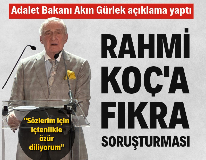 Rahmi Koç'un fıkrasına soruşturma