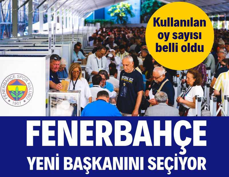Fenerbahçe'nin yeni başkanı belli oluyor: Oy verme işlemi bitti!