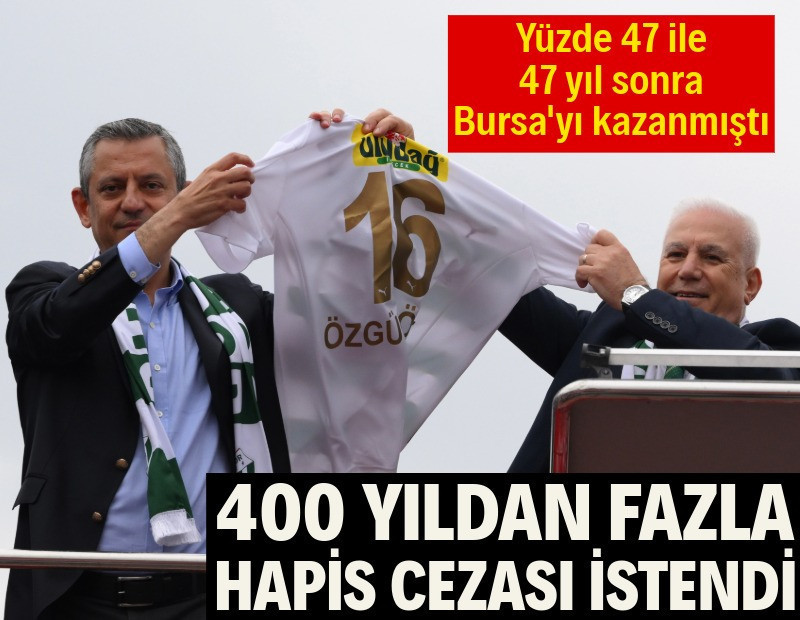 47 yıl sonra Bursa'yı kazanmıştı: Mustafa Bozbey'e 400 yıldan fazla ceza istendi