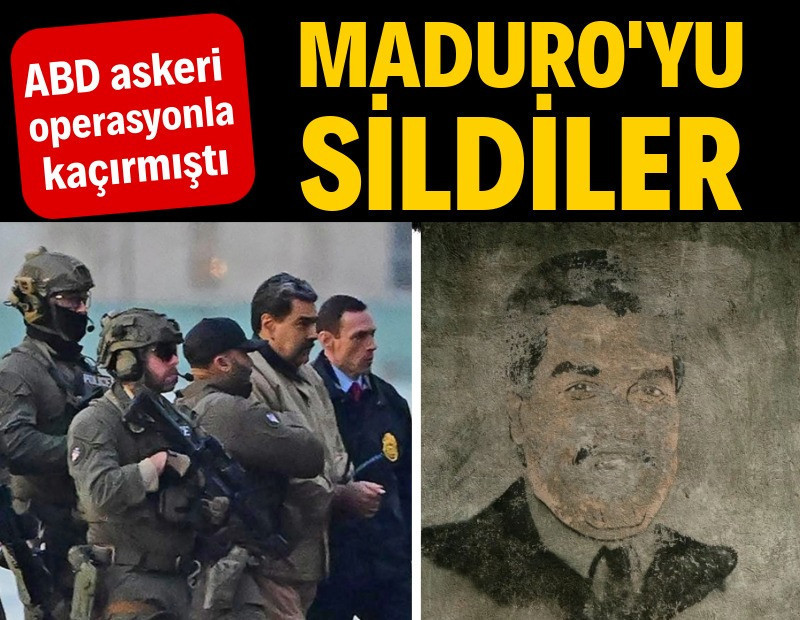 ABD baskınla kaçırmıştı... Venezuela’da Maduro’nun izleri siliniyor