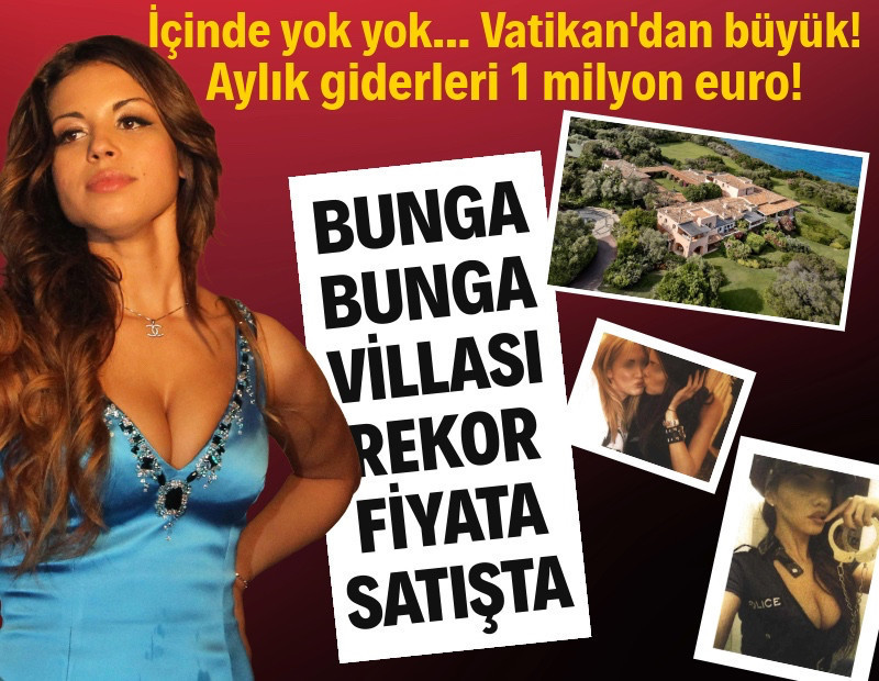 Berlusconi'nin Bunga Bunga partilerini yaptığı malikane satışa çıktı