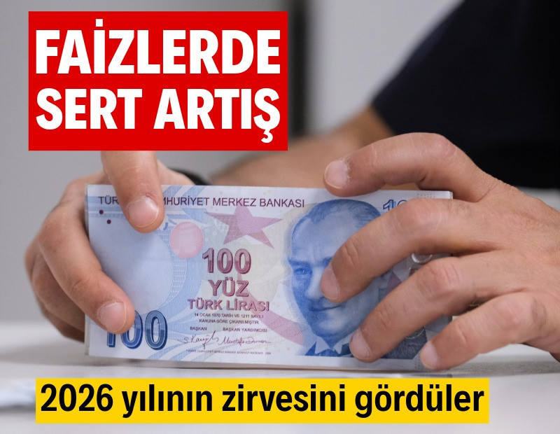 Kredi ve mevduat faizleri yılın zirvesinde