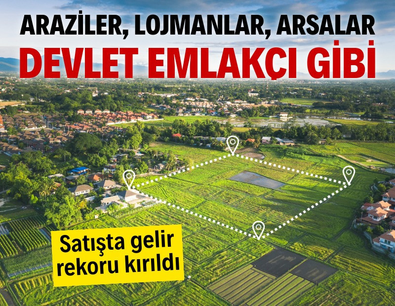 Devlet arazileri haraç mezat satılıyor