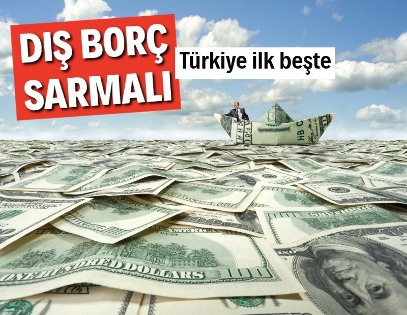 Dış borç sarmalı: Türkiye ilk 5'te