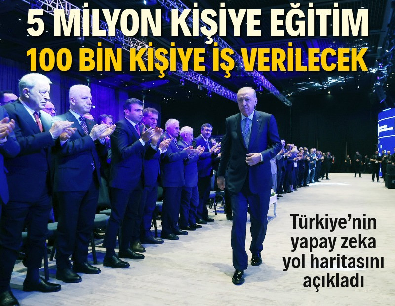 Erdoğan Türkiye’nin yapay zeka yol haritasını açıkladı