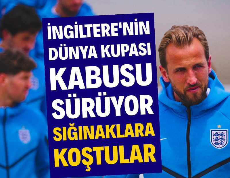 İngiltere'nin Dünya Kupası kabusu sürüyor: Sığınaklara koştular
