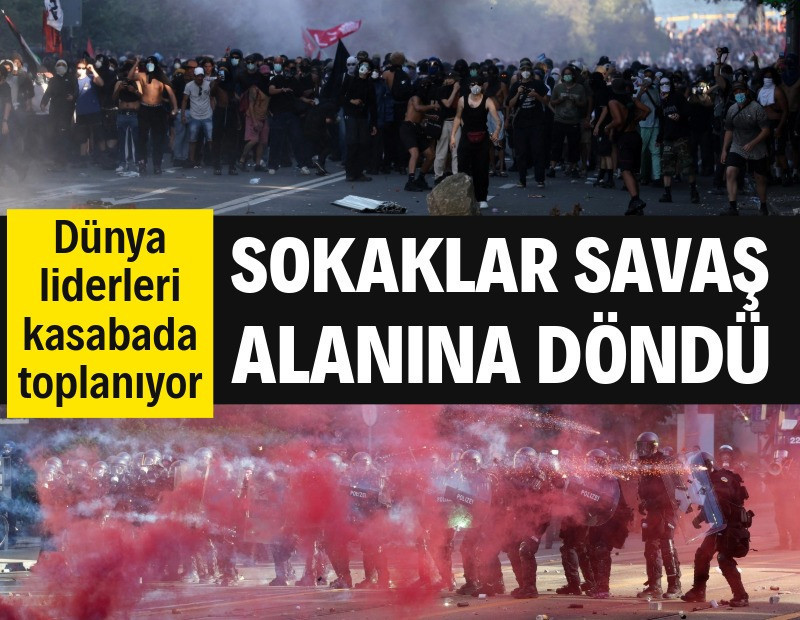 Dünya liderlerini buluşturan zirve öncesi sokaklar karıştı