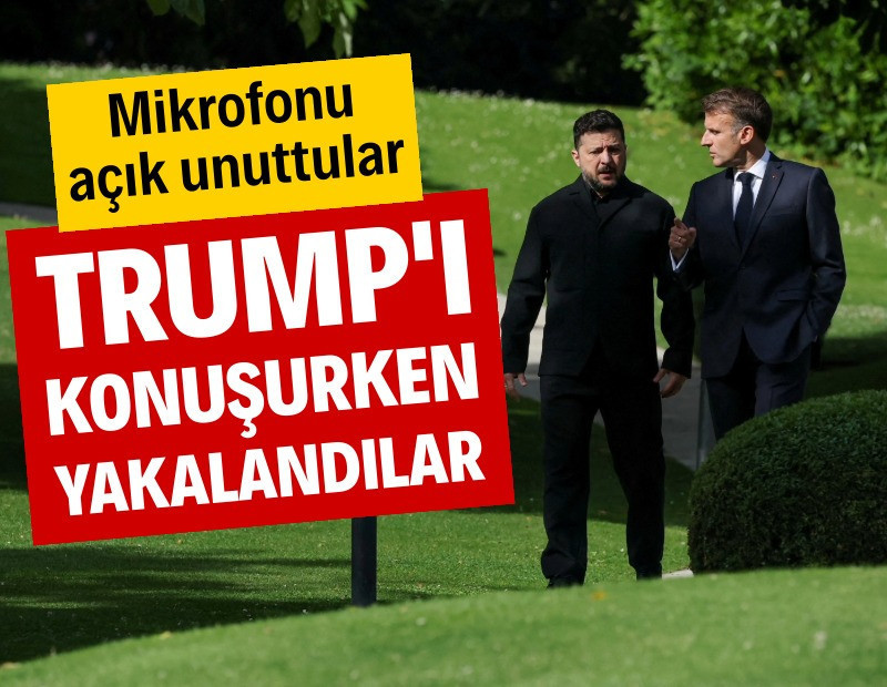 Mikrofonları açık unutan iki lider, Trump'ı konuşurken yakalandı