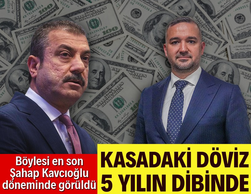 Döviz rezervlerinde 5 yılın dibi görüldü