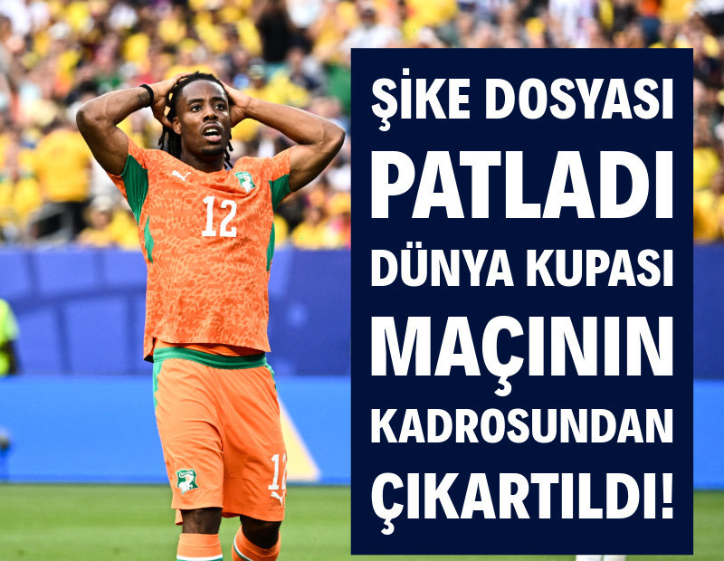 Şike dosyası patladı, Elye Wahi Dünya Kupası maçı kadrosundan çıkartıldı