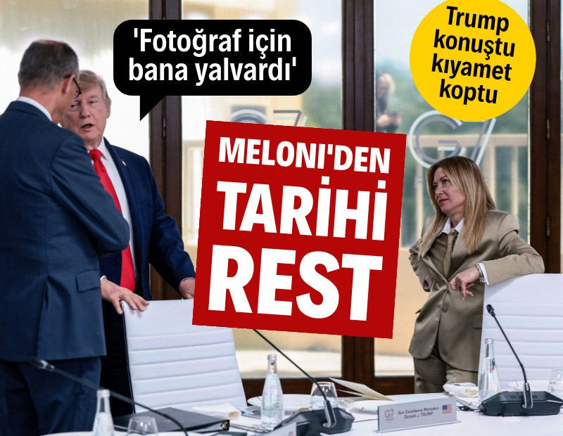 Trump 'Fotoğraf için bana yalvardı' dedi, kıyamet koptu