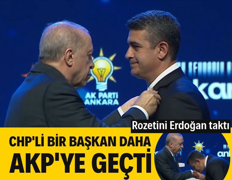 Bir CHP'li belediye başkanı daha AKP'ye geçti
