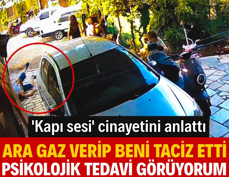 Kapı sesi cinayetinde katilin ifadeleri ortaya çıktı: Ara gazı verip beni taciz etti