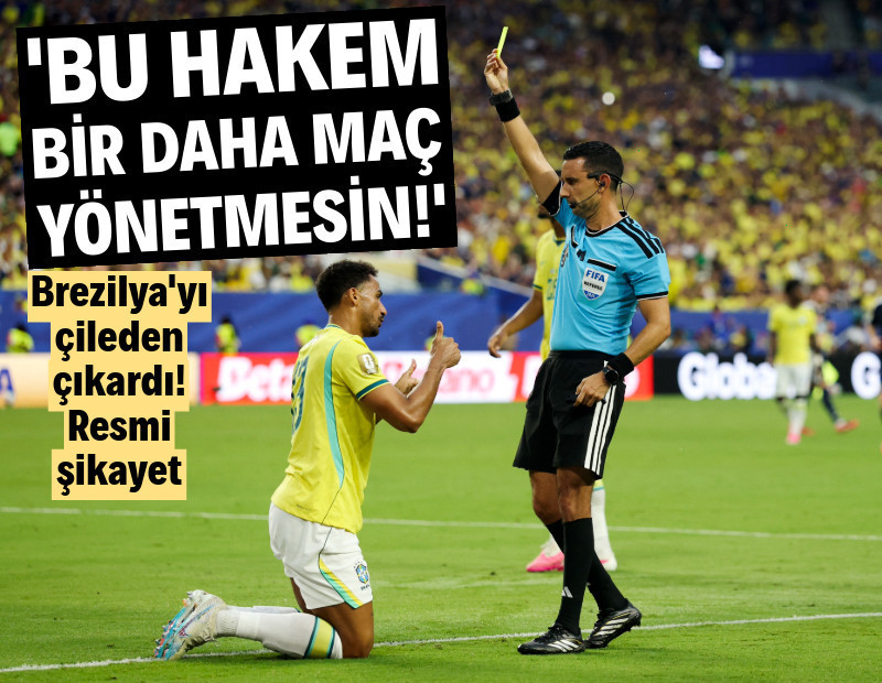 Brezilya resmen FIFA'ya şikayet etti: 'Bu hakem bir daha maç yönetmesin!'