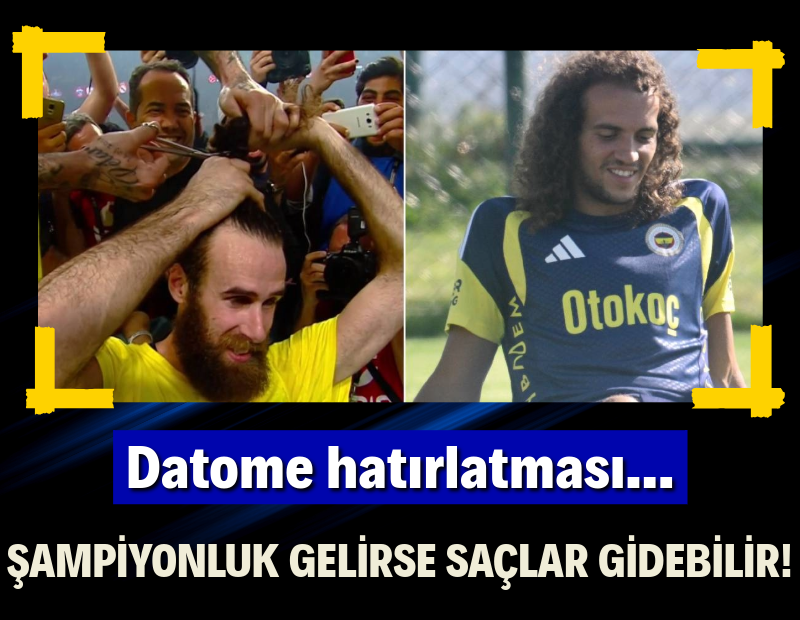 Guendouzi'ye Datome hatırlatması: Şampiyonluk gelirse saçlar gidebilir!