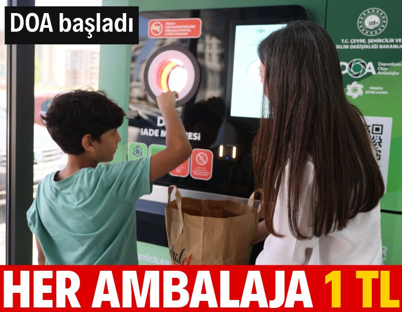 DOA başladı: Her ambalaja 1 TL