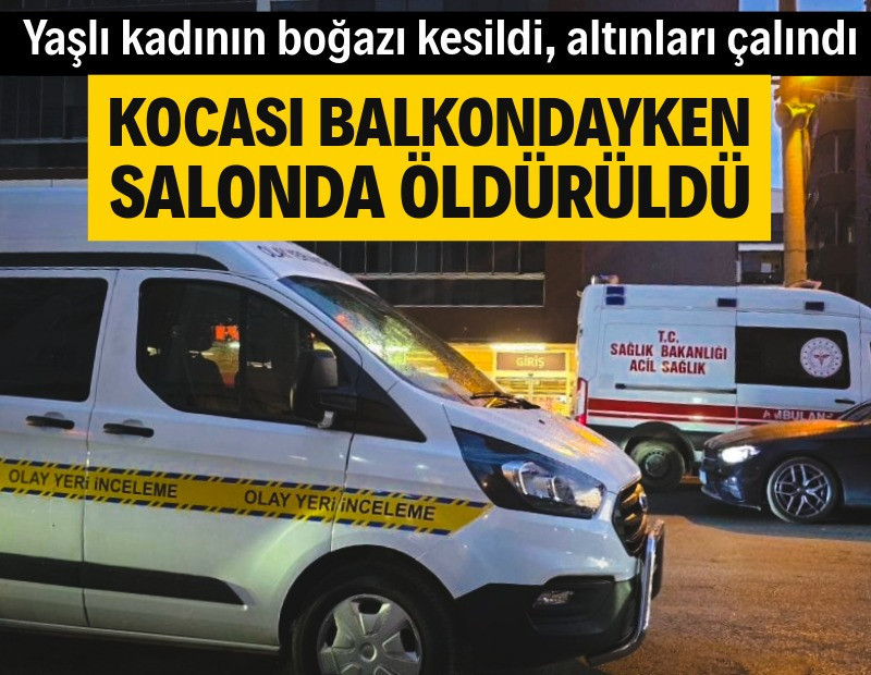 Engelli adam eşini kanlar içinde buldu