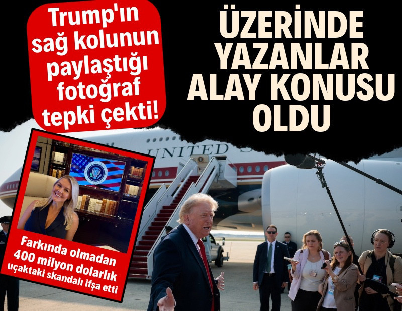 Trump'ın 400 milyon dolarlık uçağında kitap skandalı