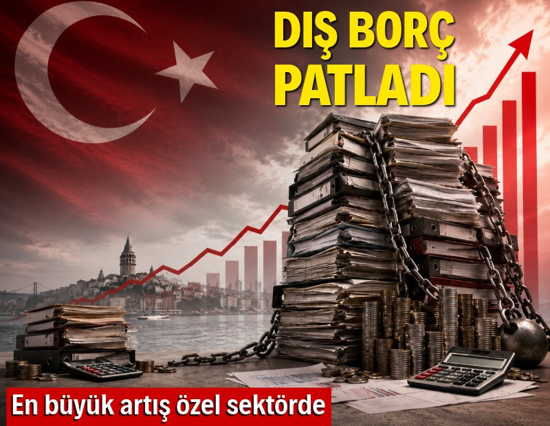 AKP döneminde dış borç 4 kat arttı