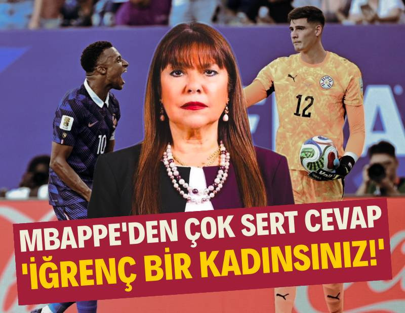 Mbappe'den Paraguaylı senatöre çok sert cevap: 'İğrenç bir kadınsınız'