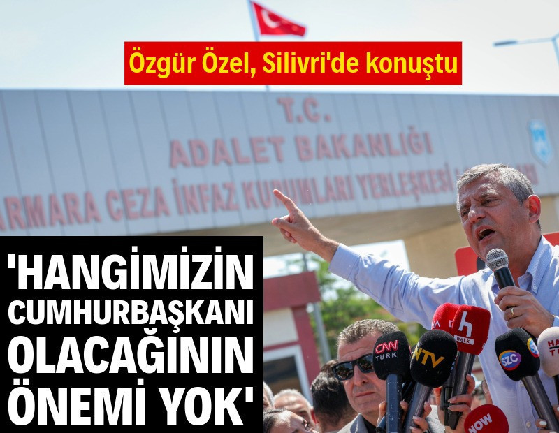Özgür Özel: Hangimiz Cumhurbaşkanı olacağız hiç önemi yok