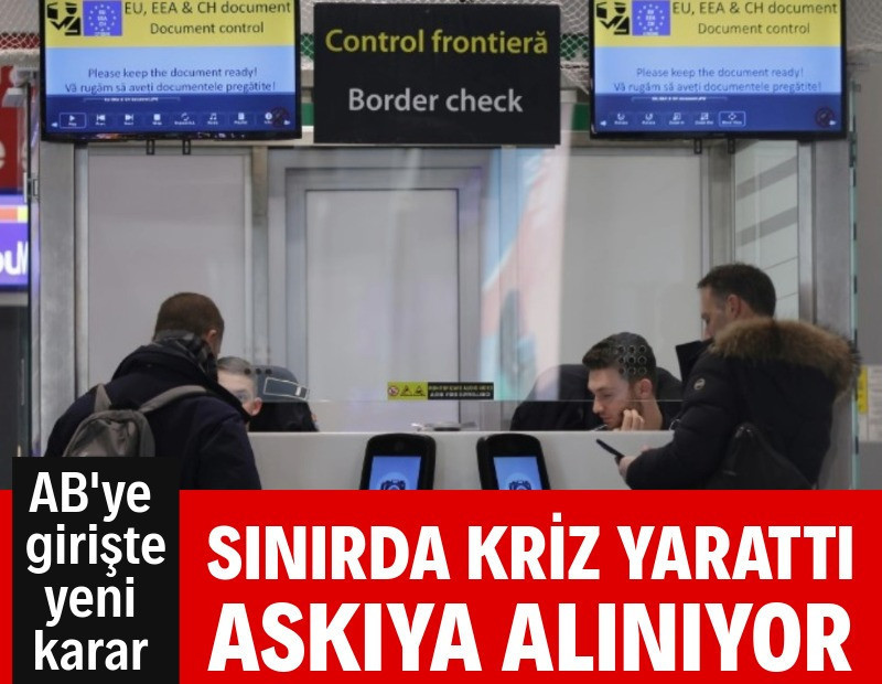 Schengen sınırlarında kaos sonrası yeni sistem askıya alınıyor