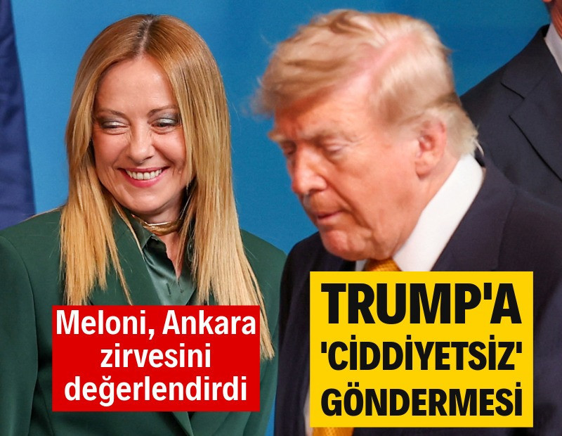 Meloni'den Trump'a 'ciddiyetsiz' göndermesi