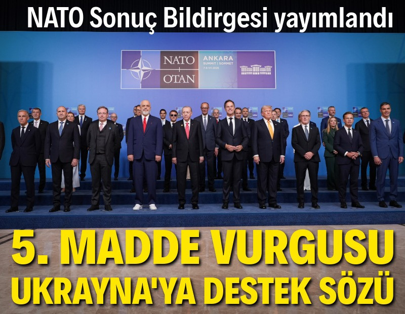 NATO zirvesinin sonuç bildirgesinde 5. madde vurgusu