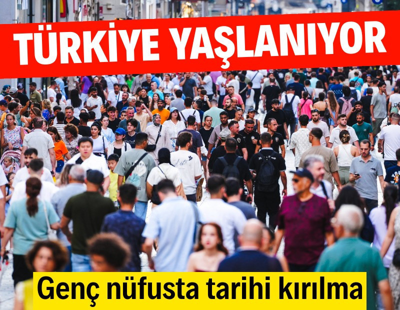 Türkiye'nin genç nüfus oranı dünya ortalamasının altında