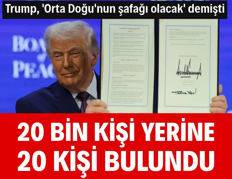 Trump'ın 20 bin kişilik barış gücüne ancak 20 kişi bulundu