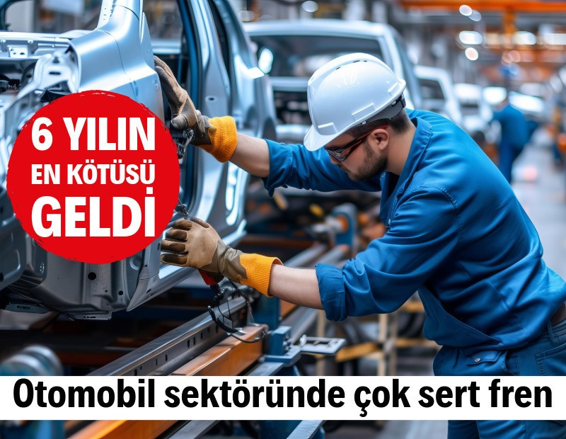 Otomobilde üretim ve ihracat sert düştü