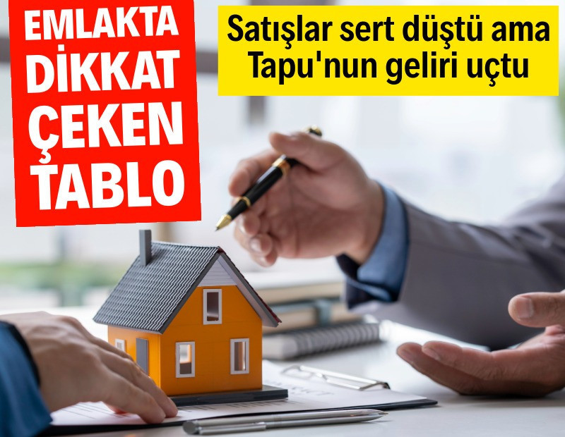 Gayrimenkul satışlarında sert düşüş