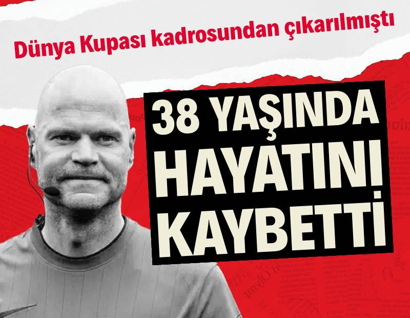 Hollandalı hakem 38 yaşında hayatını kaybetti: Dünya Kupası kadrosundan çıkarılmıştı