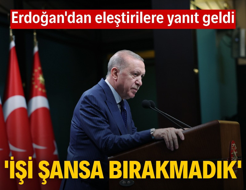 Erdoğan'dan NATO zirvesiyle ilgili açıklama: İşi şansa bırakmadık