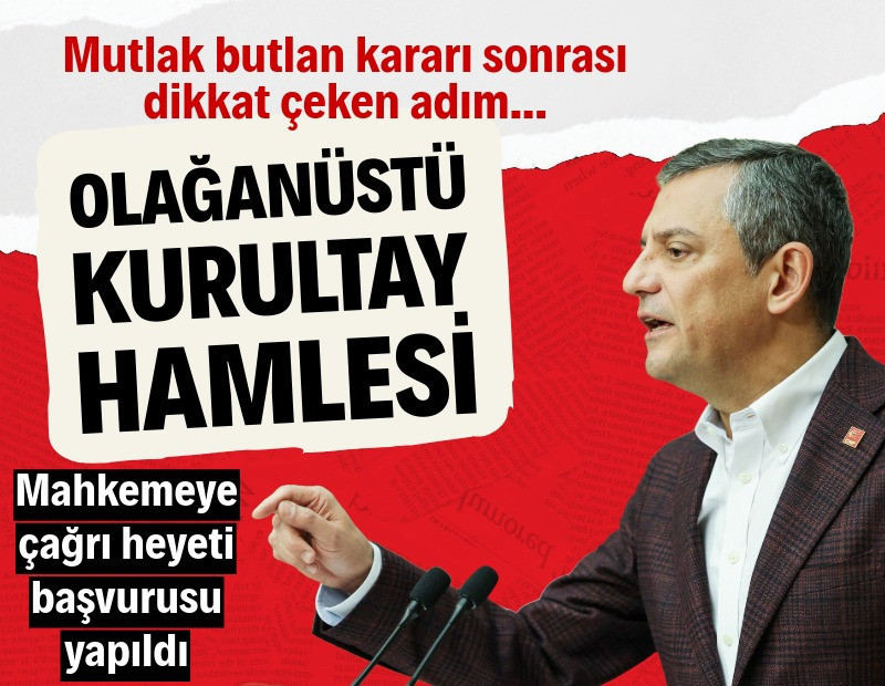 Özgür Özel'den kurultay adımı: Mahkemeye başvurdu