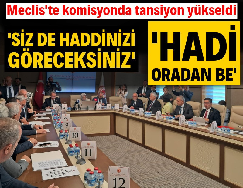 TBMM Milli Eğitim Komisyonu'nda 'içtüzük' ve 'istifa' tartışması