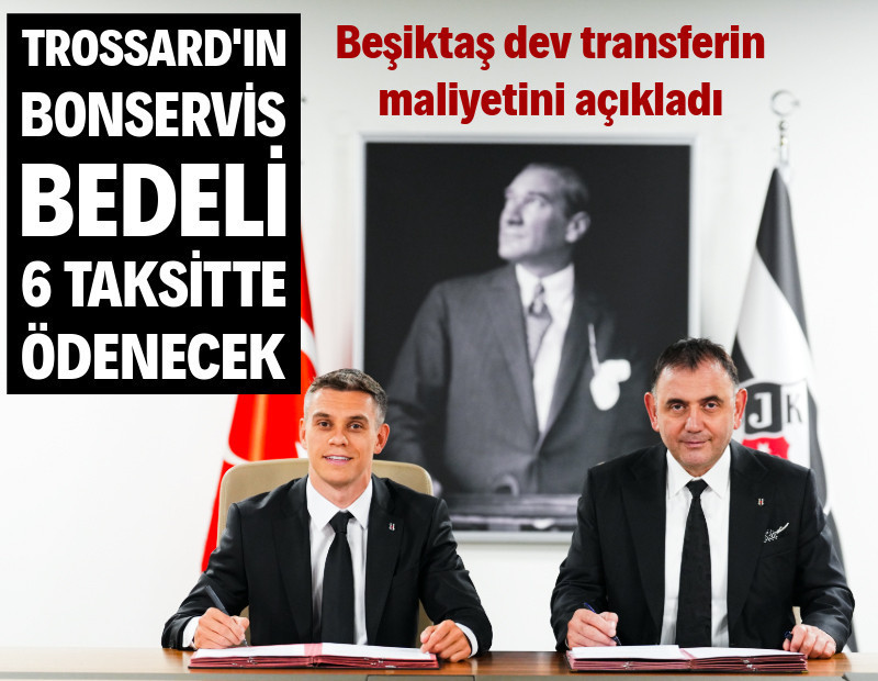 Beşiktaş, Trossard transferini KAP'a bildirdi: Bonservise 6 taksit!