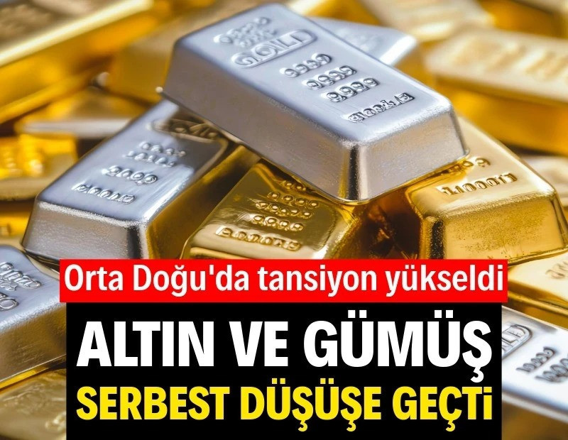 Altın ve gümüş serbest düşüşte