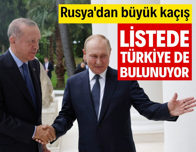 Rusya'dan büyük kaçış: Listede Türkiye de var